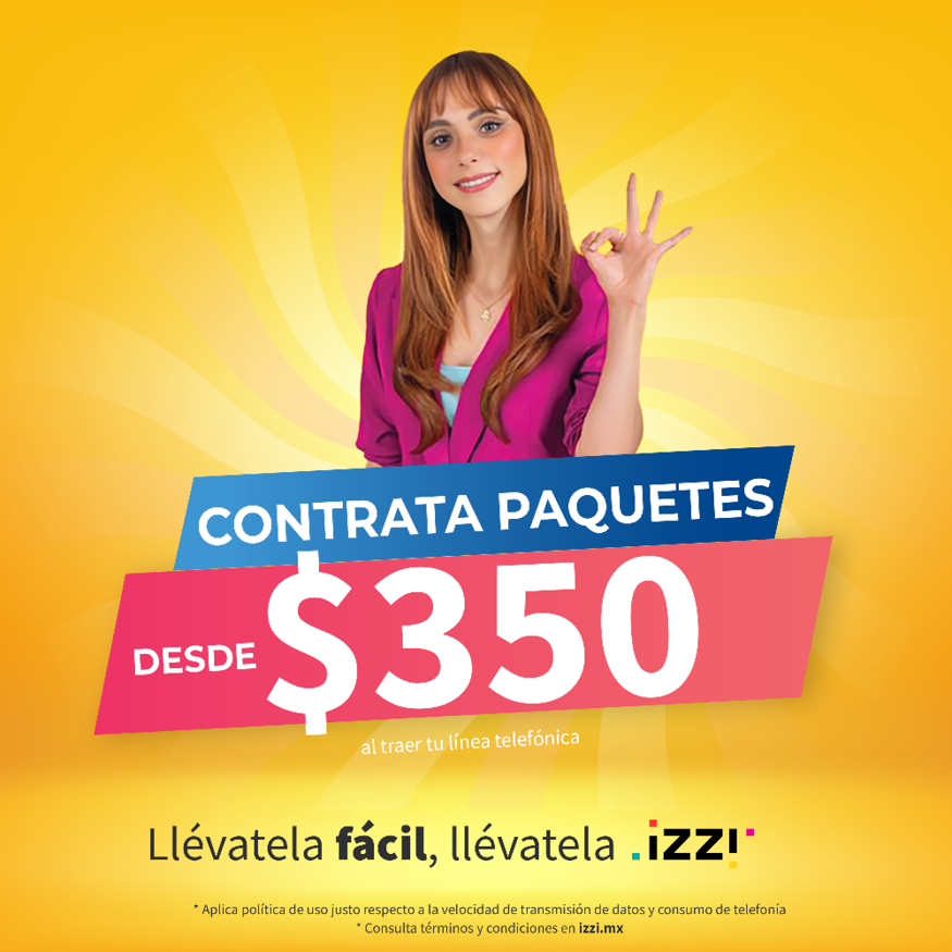 IZZI promotional graphic